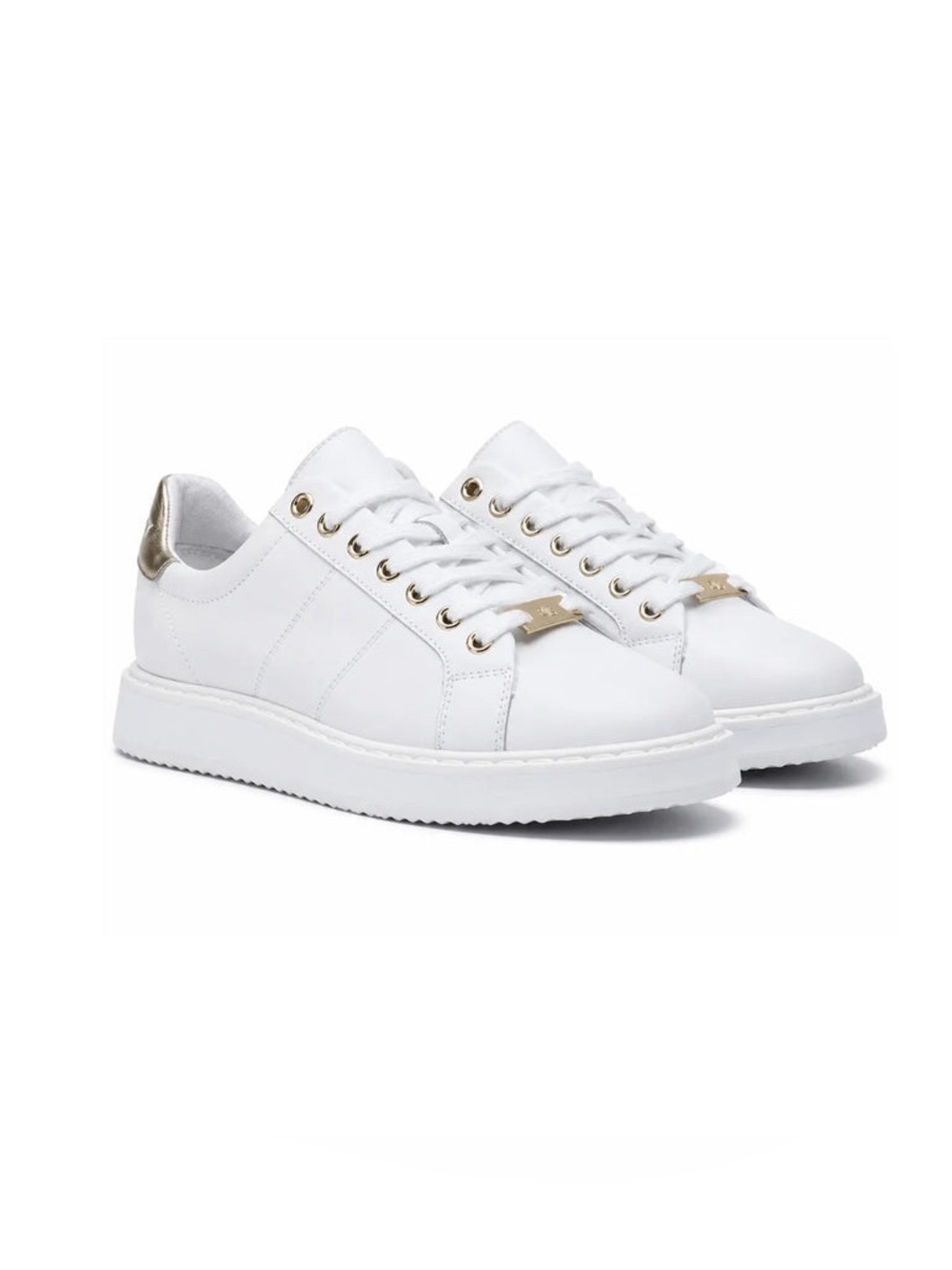 Ralph Lauren Angeline II K Leather Sneakers Women